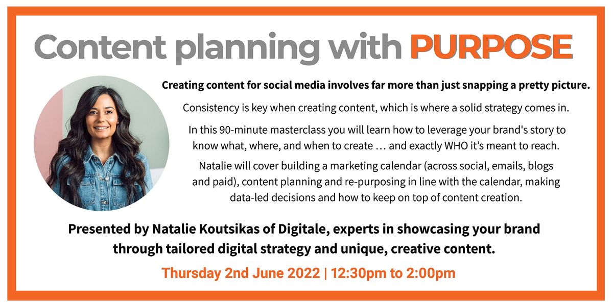 Content Planning with PURPOSE