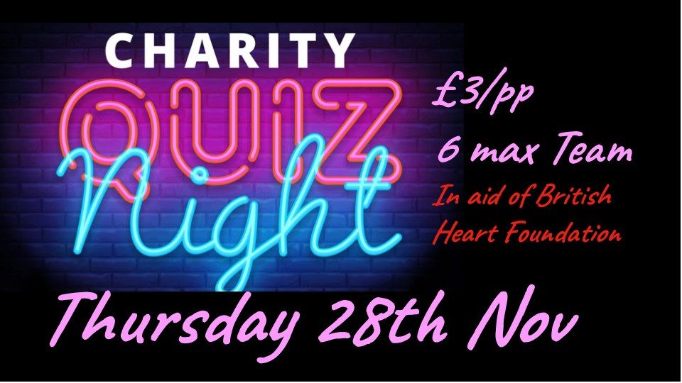 Charity Quiz - Britsh Heart Foundation