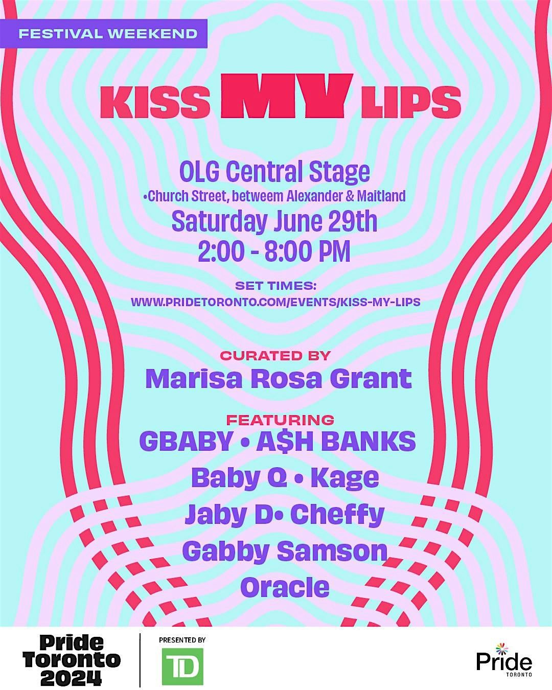 Kiss My Lips Stage Powered By STRAPPED!