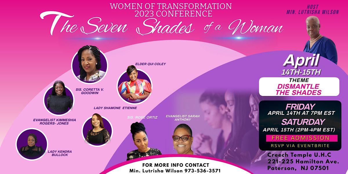 The Women Of Transformation 2023 Conference: The Seven Shades Of A 