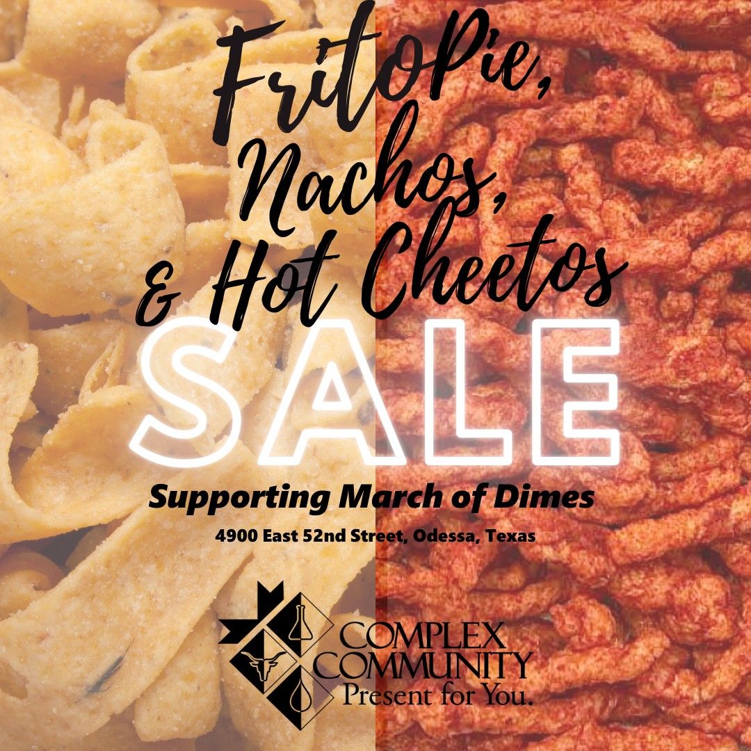 Frito Pie, Nachos, & Hot Cheetos Sale - Main Odessa Branch