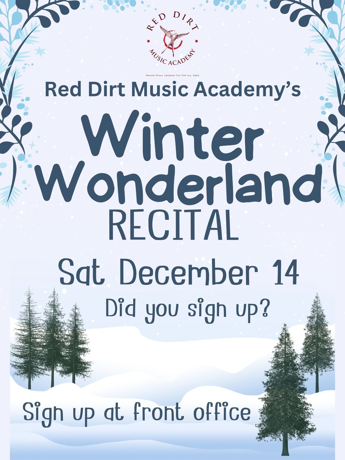 Winter wonderland recital