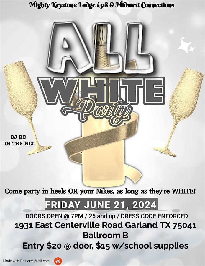 Mighty Keystone #318 All White Party