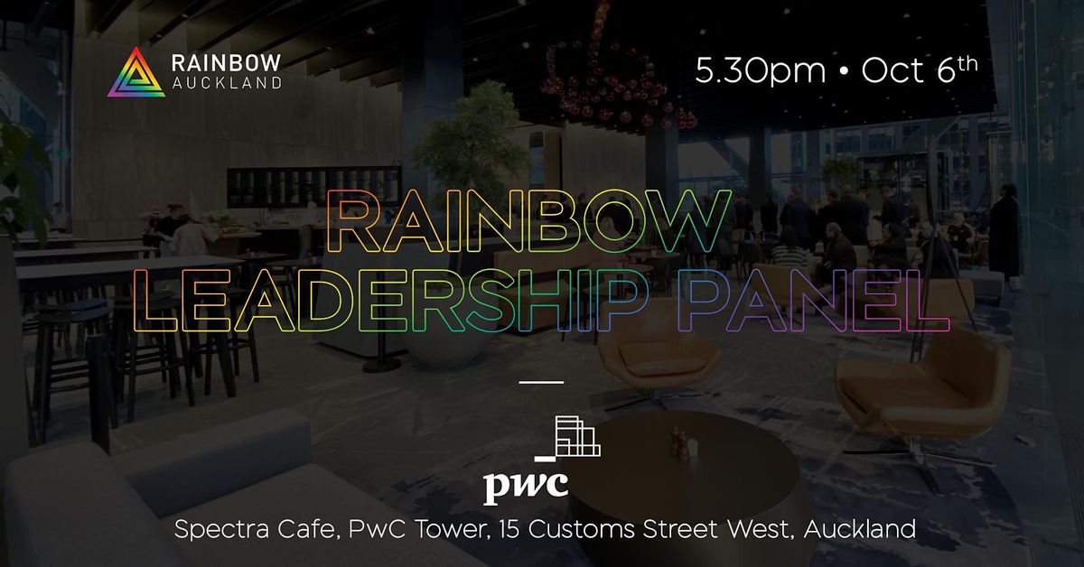 Rainbow Auckland leadership panel hosted by PwC NZ