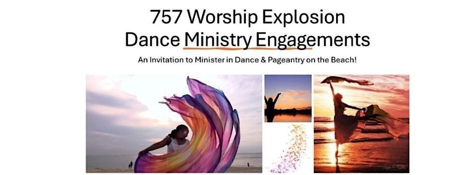 757 Worship Explosion Dance Ministry Beach Engagement