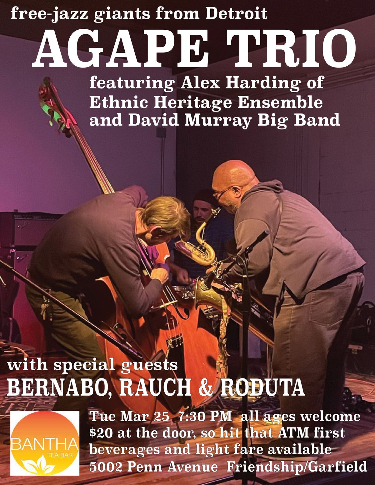 Agape Trio (Detroit free-jazz), Bernabo Rauch and Roduta at Bantha