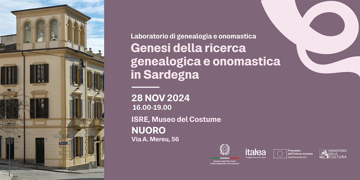 Genesi della ricerca genealogica ed onomastica in Sardegna