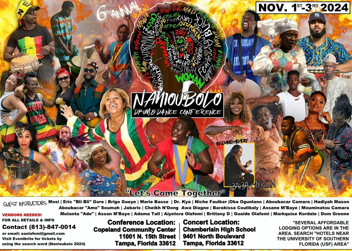 6th Annual Nanioubolo 2024 African Drum and Dance Conference