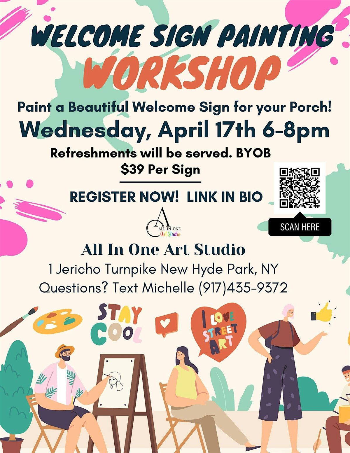 Welcome Sign Painting Workshop