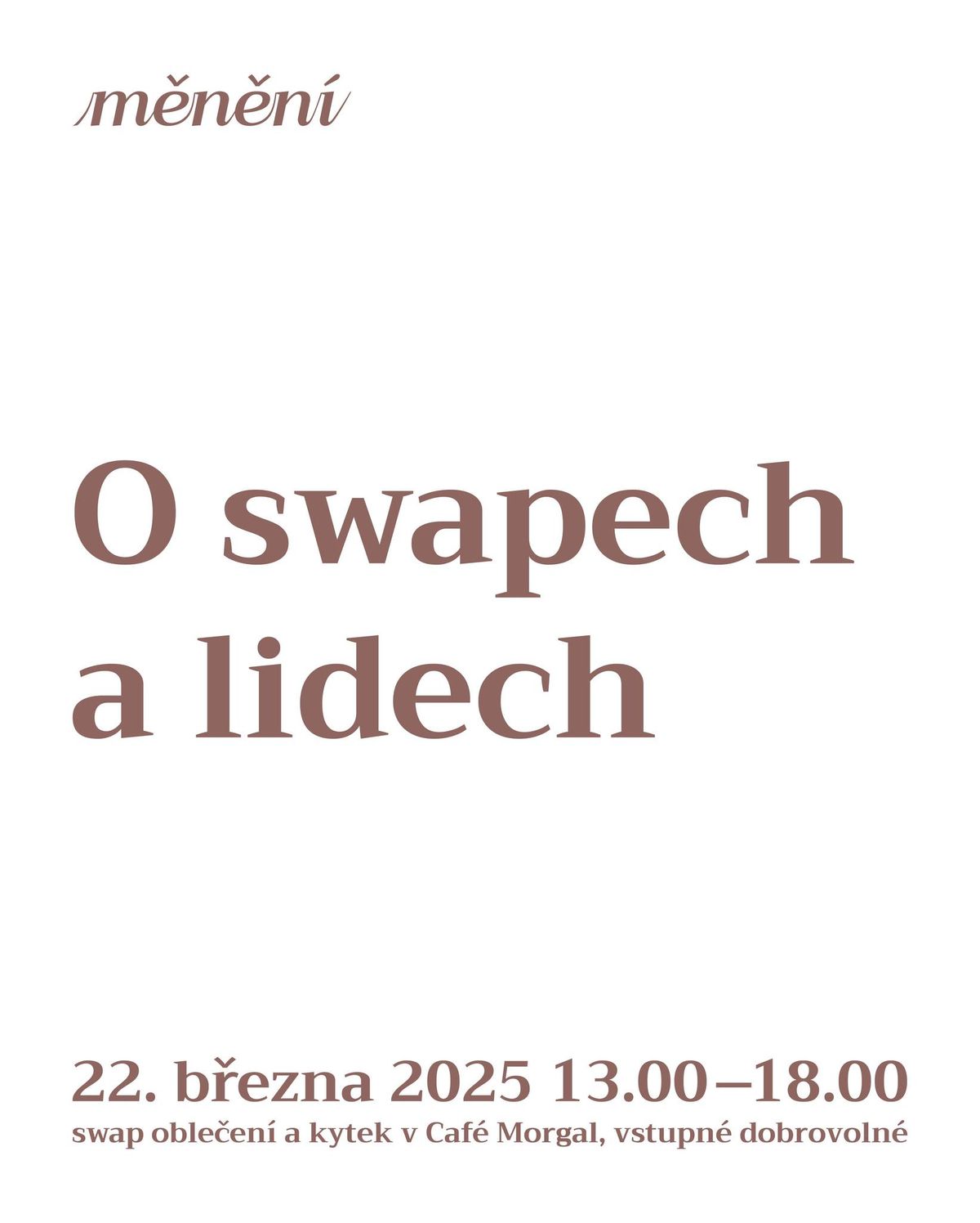 O swapech a lidech