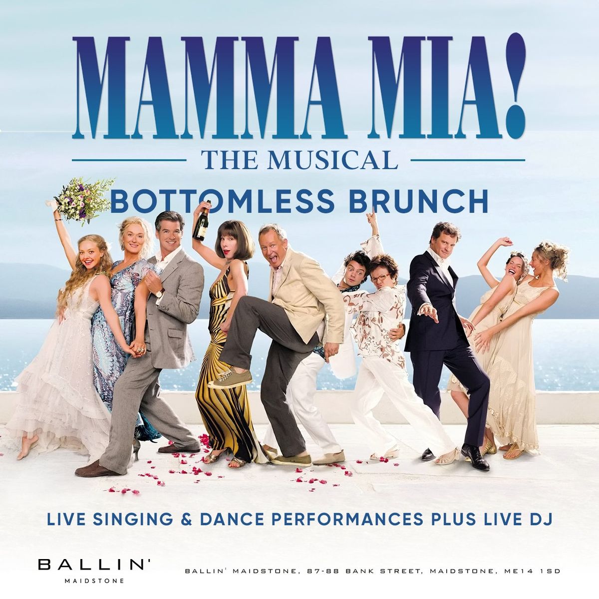 Mamma Mia The Musical Bottomless Brunch 