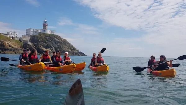 Sea kayaking to Baily Lighthouse Howth