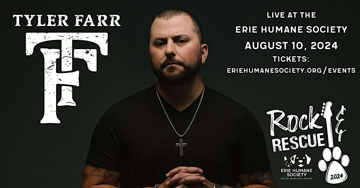 Tyler Farr at Erie Humane Society's Rock & Rescue Concert