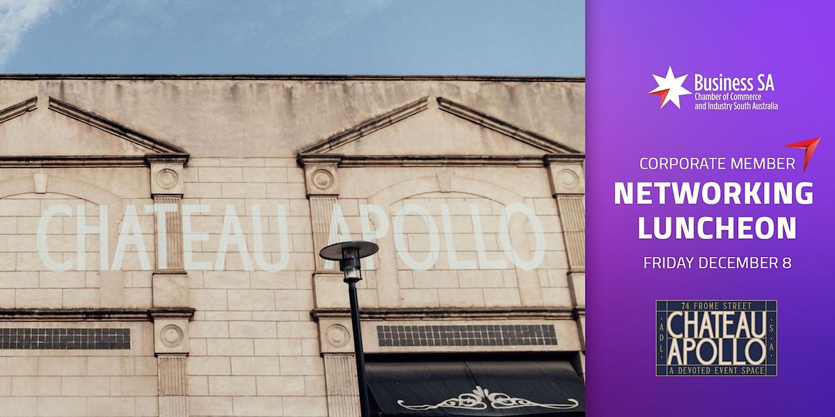 Exclusive Corporate Lunch: Chateau Apollo