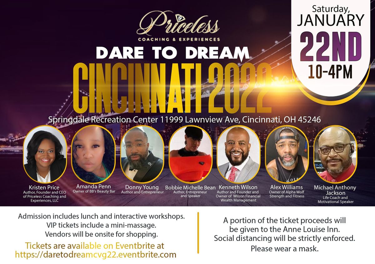 Dare to Dream Cincinnati 2022: An Interactive Retreat (Rescheduled)