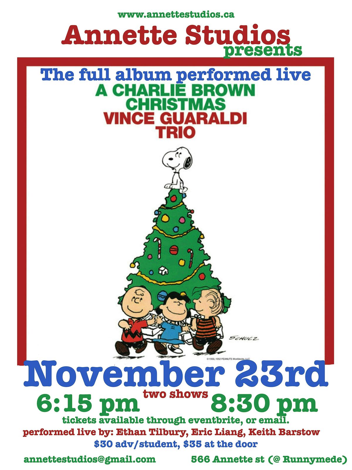 A Charlie Brown Christmas, the music of Vince Guaraldi