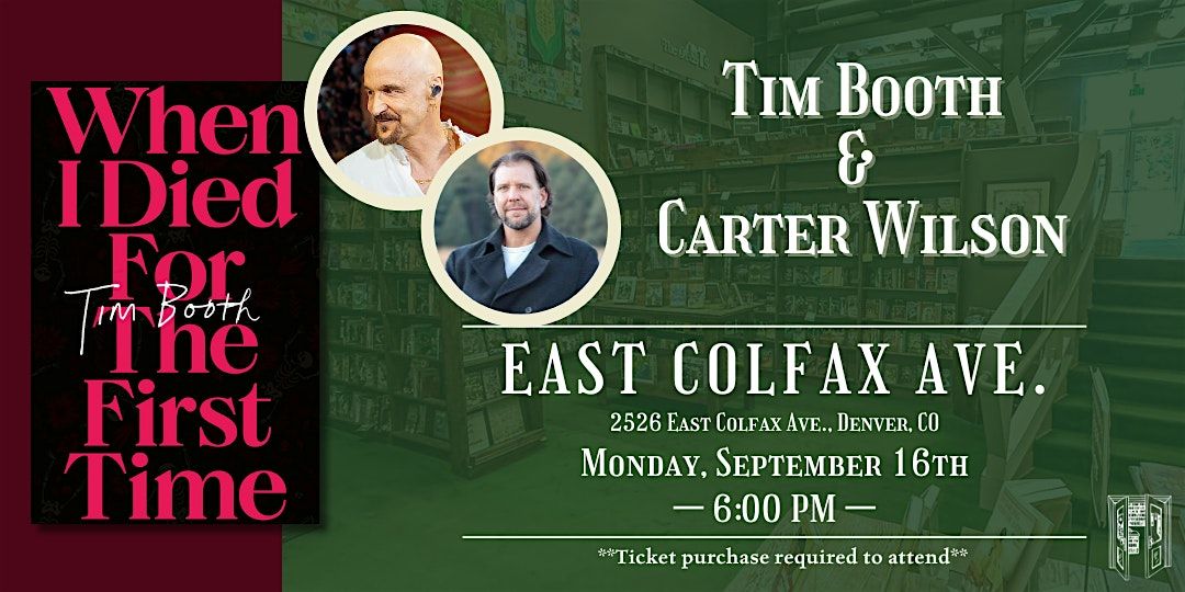 Tim Booth and Carter Wilson Live at Tattered Cover Colfax