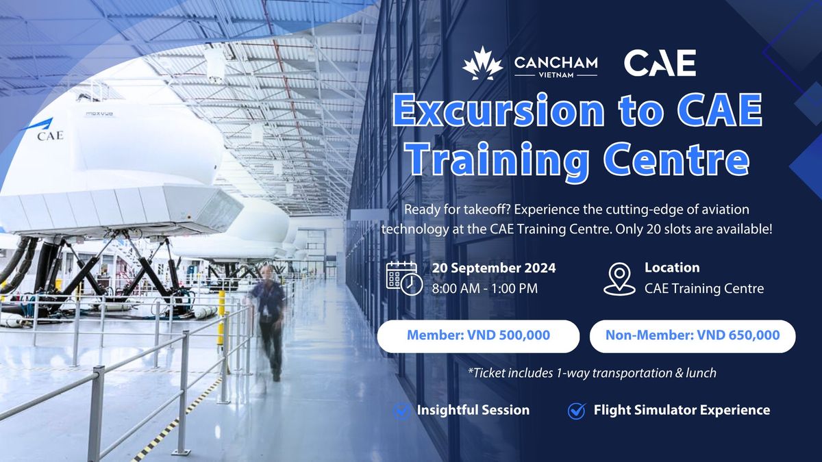 Excursion to CAE Training Centre