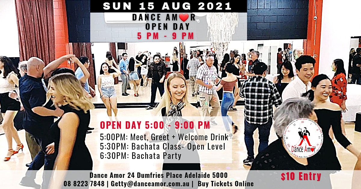 Bachata Class & Dance Party - Amor Open Day 15 AUG