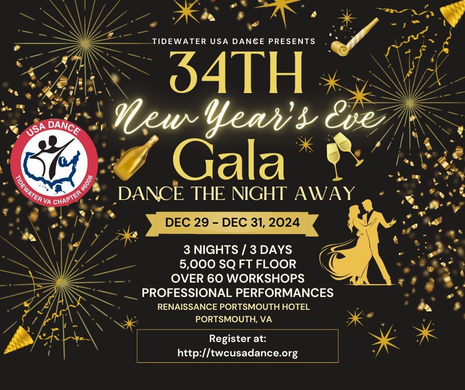 New Year's Eve Gala by Tidewater USA Dance Portsmouth, Virginia