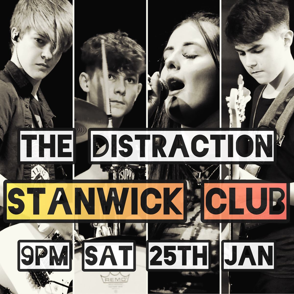 The Distraction @ Stanwick Club - Live Music