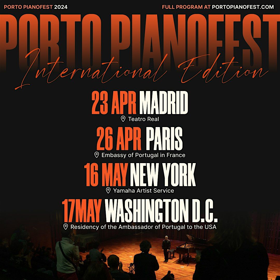 The 3rd Annual PORTO PIANOFEST GALA in Washington D.C.