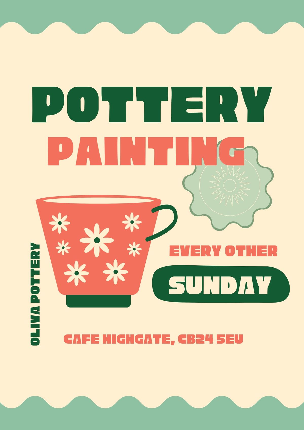 Sunday Pottery Painting