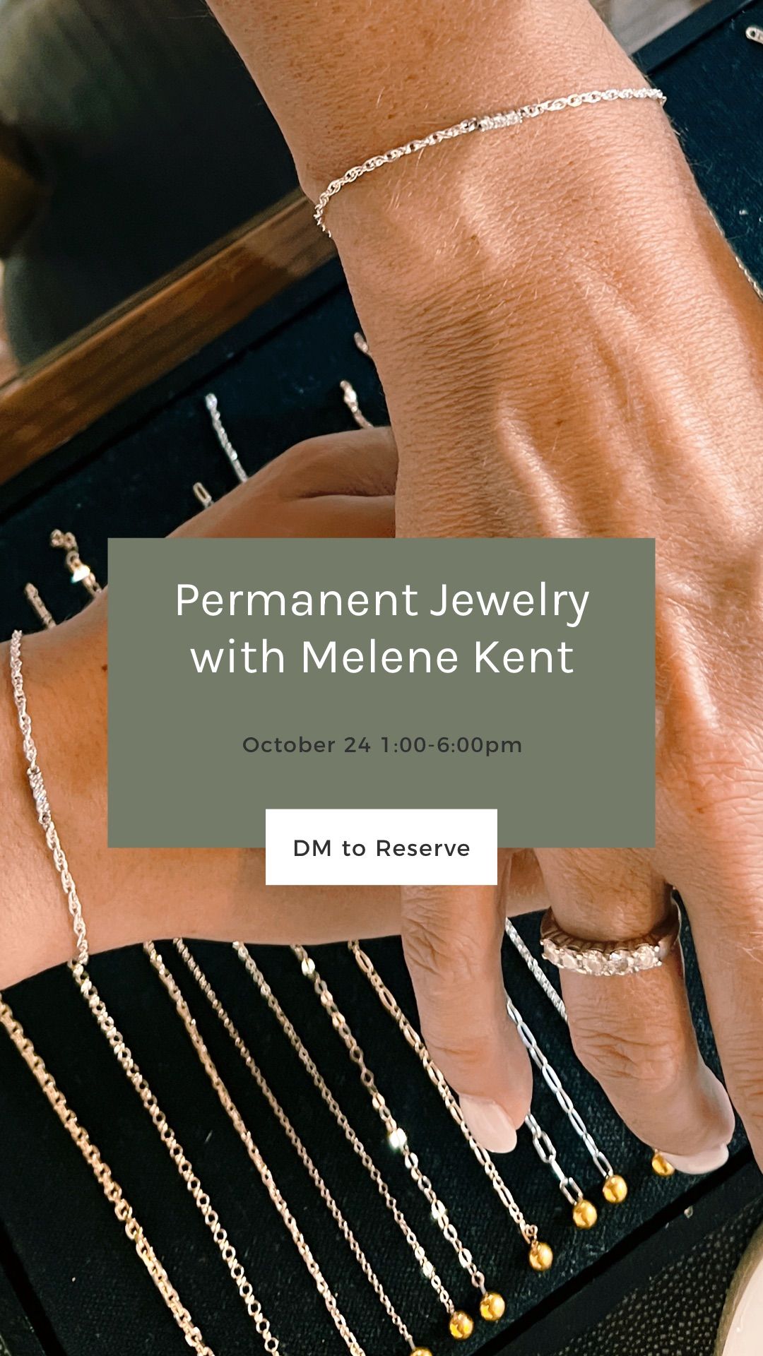 Permanent Jewelry Event with Melene Kent