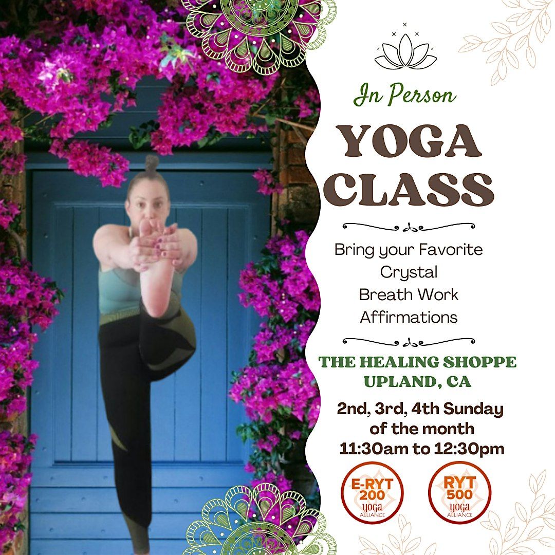 In Person Yoga Class - Sunday, Nov 24th