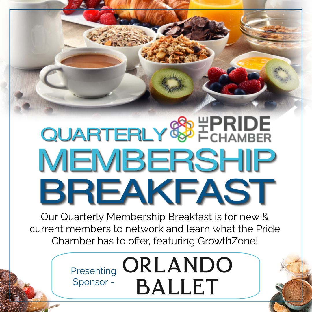 The Pride Chamber's Quarterly Membership Breakfast