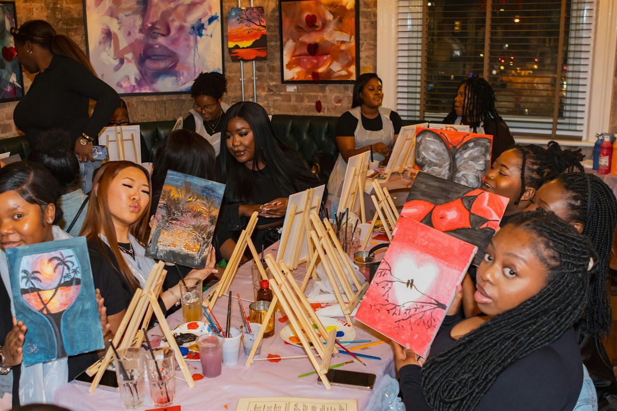 Sip n Paint Event | BRUSHNDRINK| Shoreditch