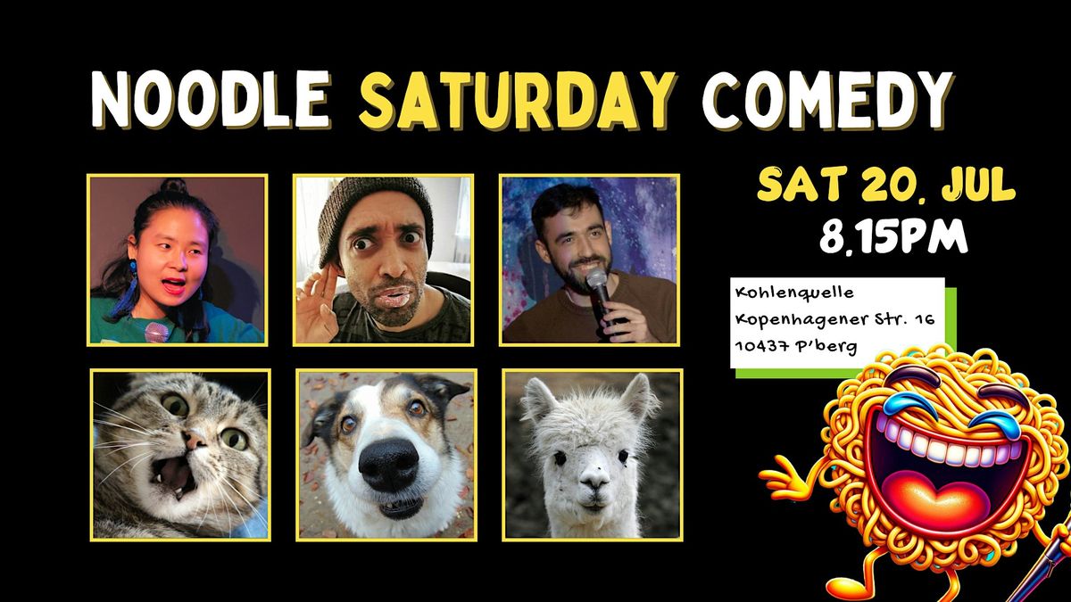 Noodle Saturday Comedy | Berlin English Comedy| Stand Up Comedy Show 20.07