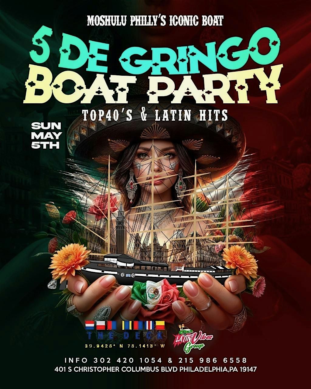 5 DE GRINGO BOAT PARTY