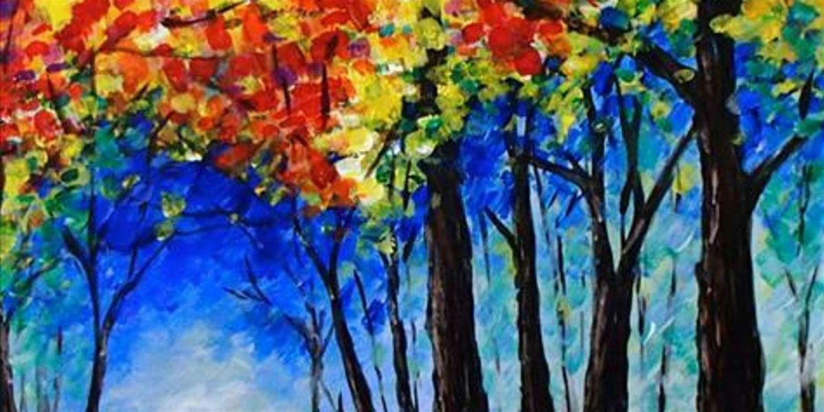 A Walk Through Fall Leaves - Paint and Sip by Classpop!\u2122