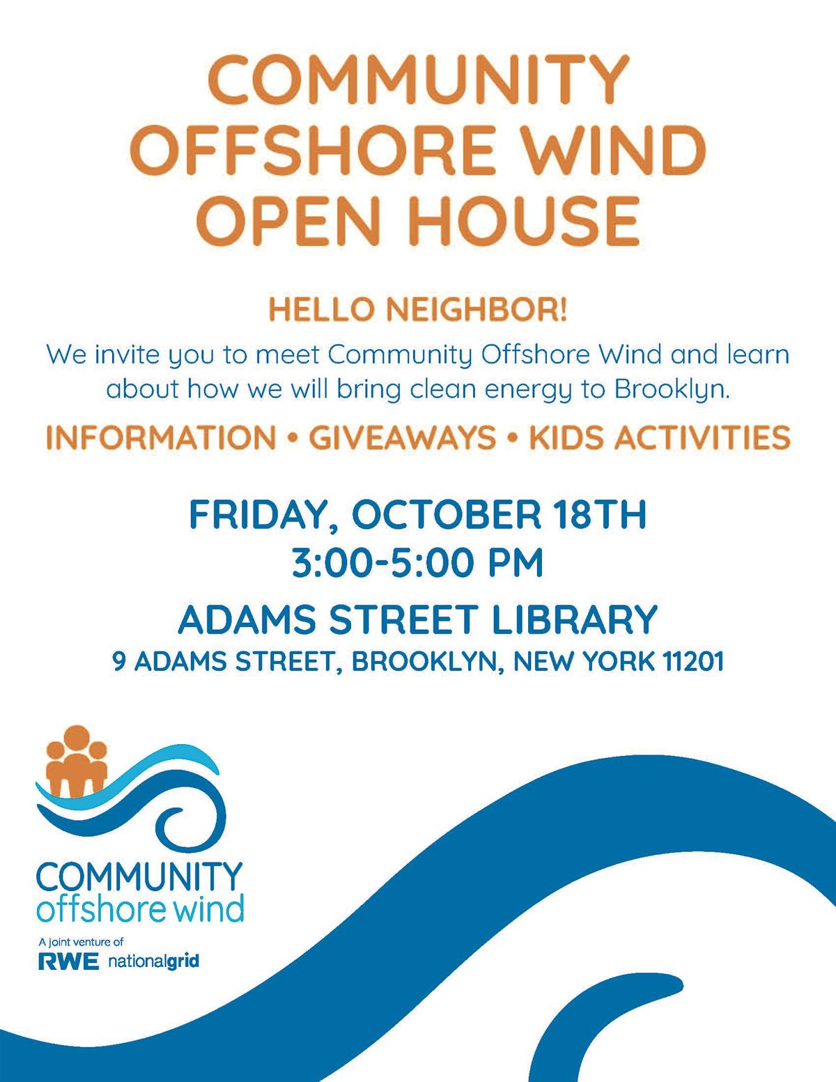 Community Offshore Wind Open House