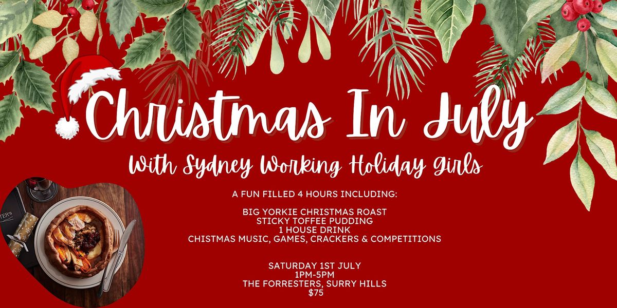 Christmas In July | Sydney Working Holiday Girls