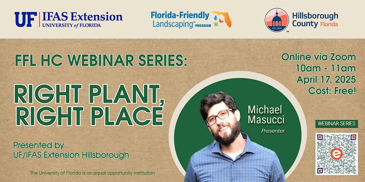 FFL  HC Webinar Series: Right Plant, Right Place