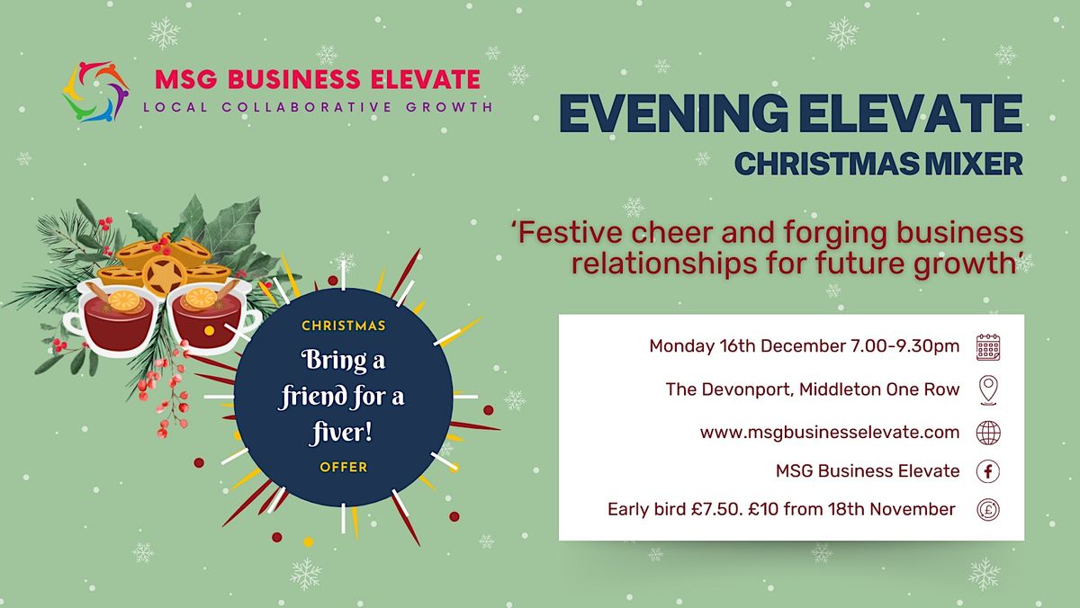 Evening Elevate - Christmas Mixer