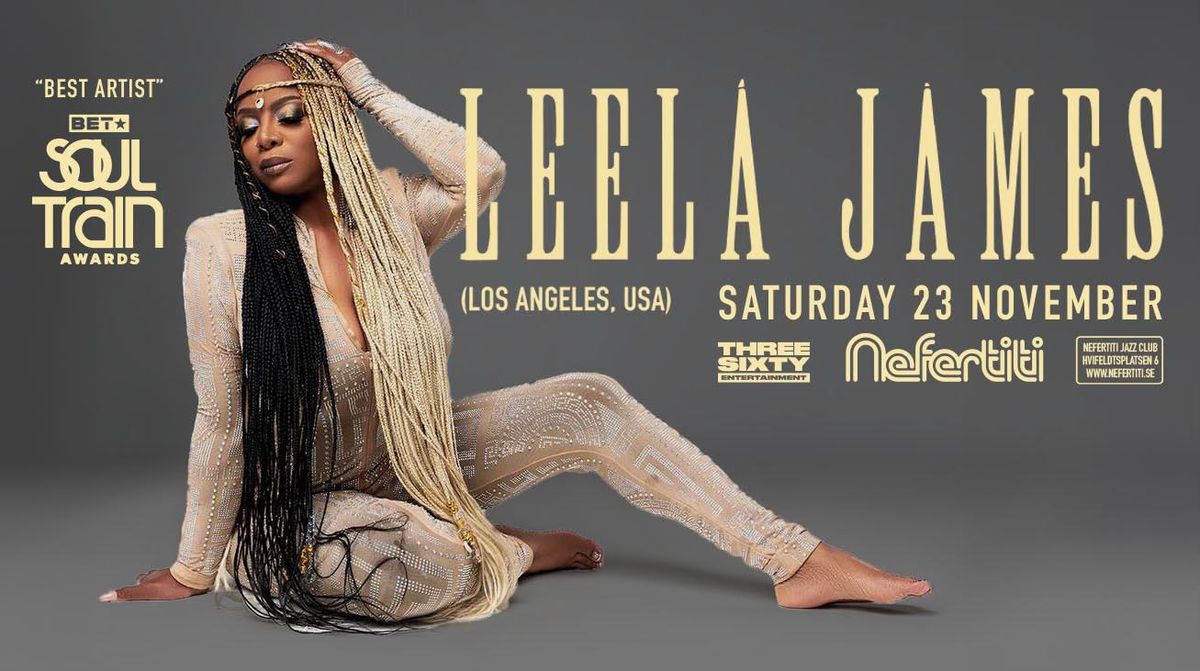 Leela James (US) flyttat till November