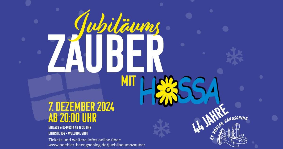 Jubil\u00e4umszauber mit Hossa