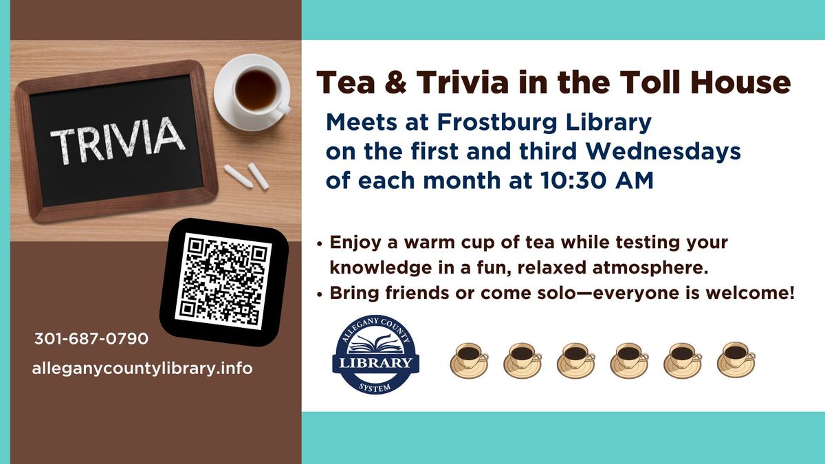 Tea and Trivia at Frostburg Library