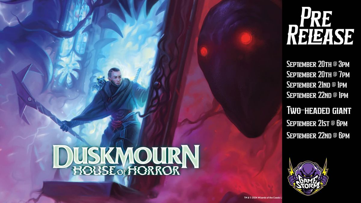 GameStorm's Duskmourn PreRelease Events