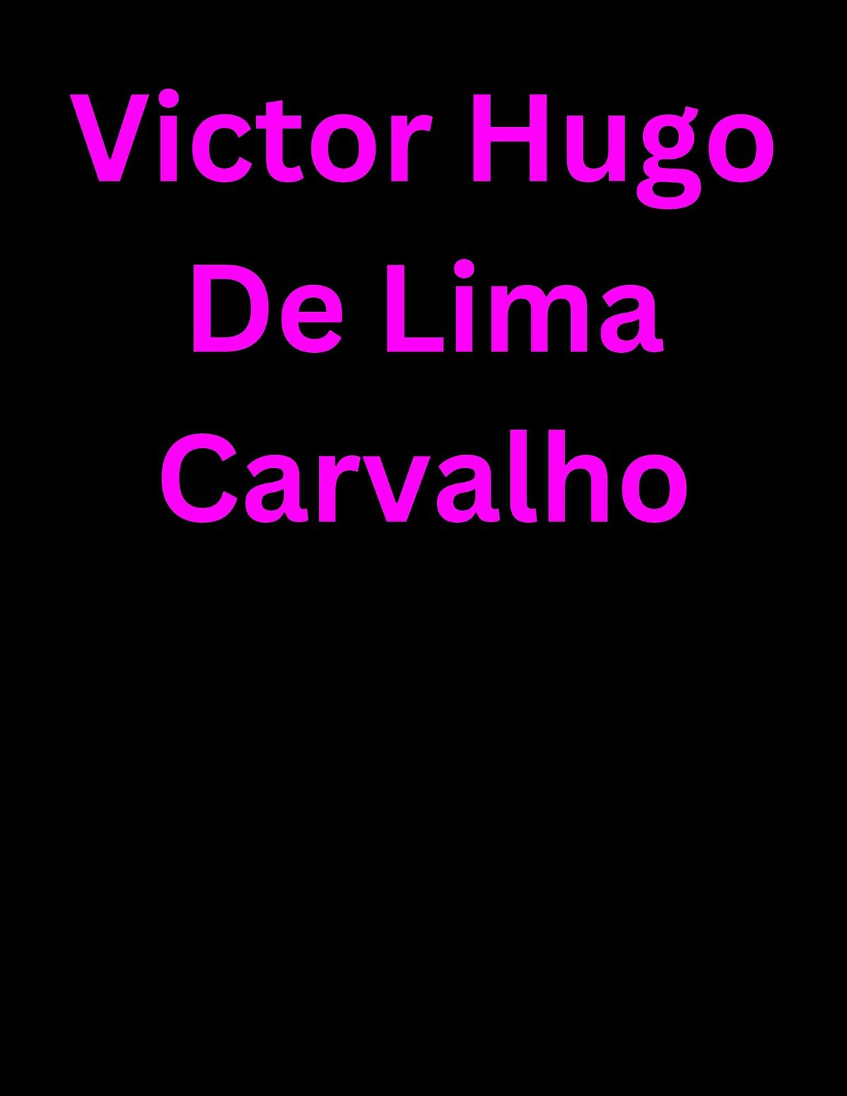 VICTOR HUGO DE LIMA SHOW