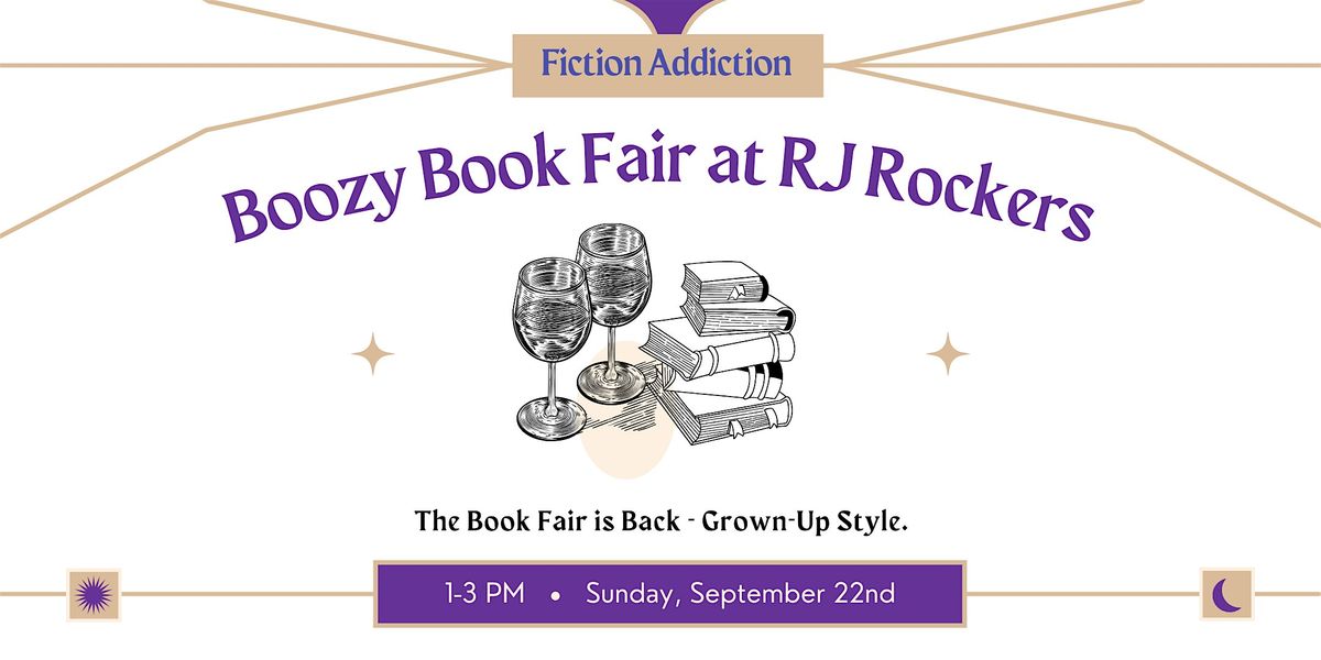 Boozy Book Fair at RJ Rockers