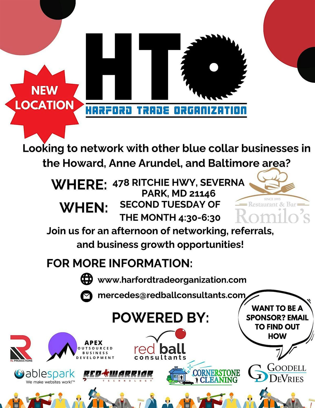 HTO SEVERNA PARK NETWORKING EVENT