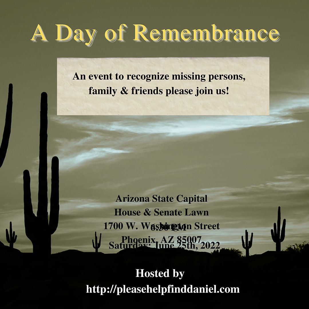 A DAY OF REMEMBRANCE