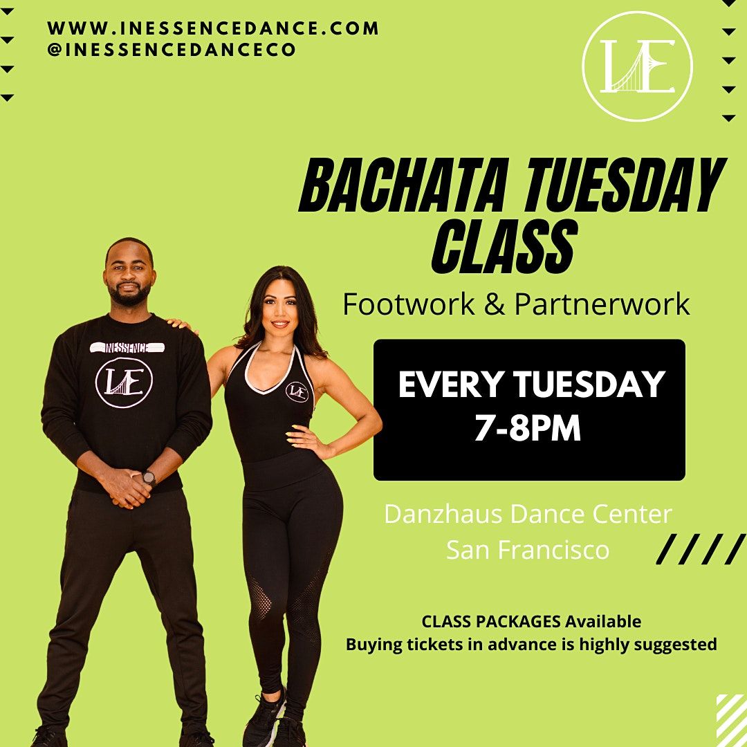 Bachata Tuesday Class  & Packages - AUGUST