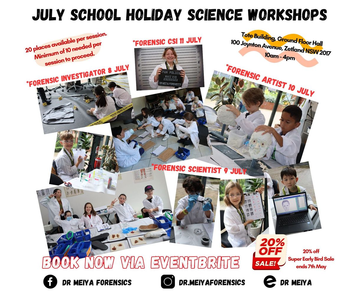 July School Holiday Science Workshops