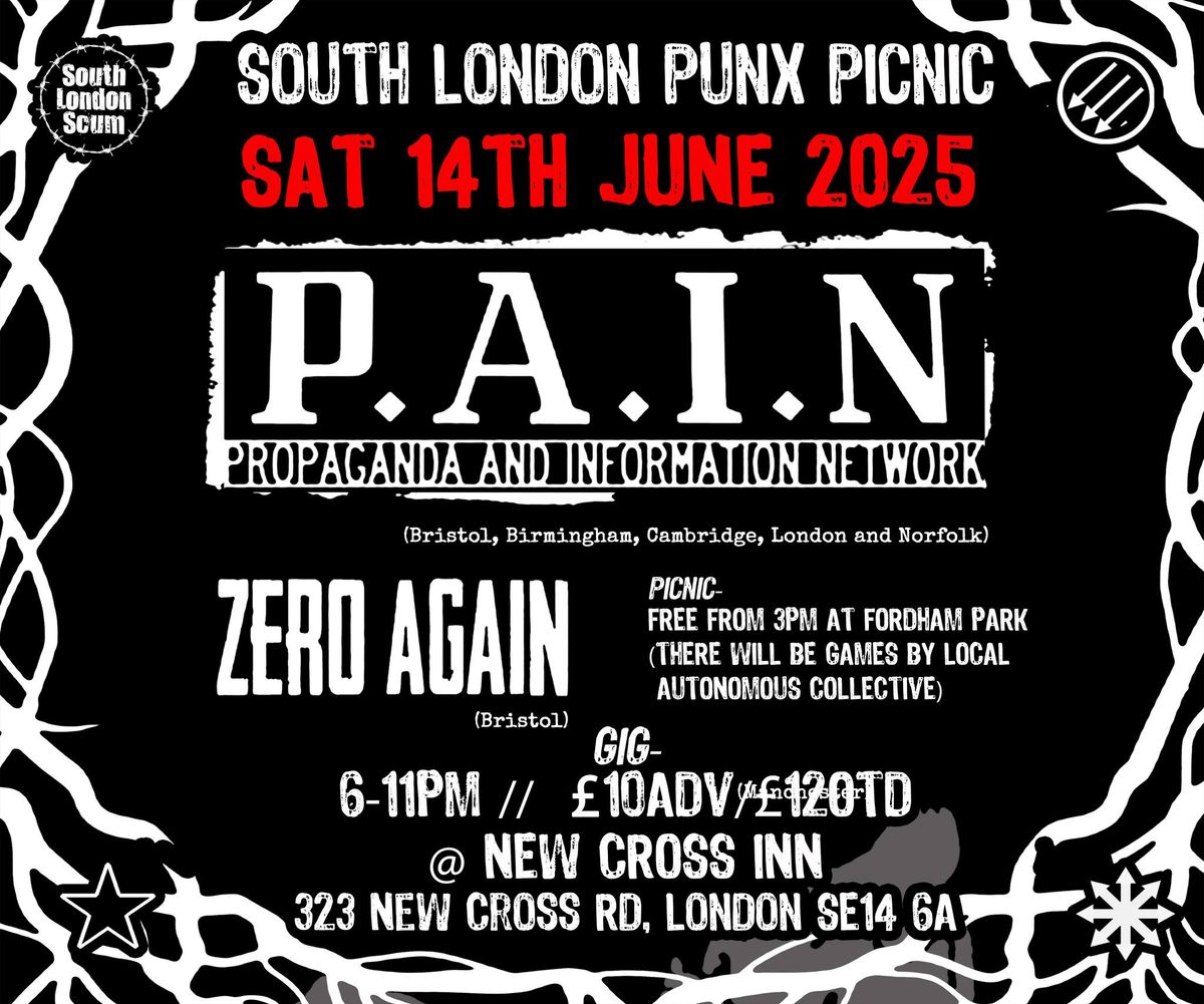 SOUTH LONDON PUNX PICNIC 2025!