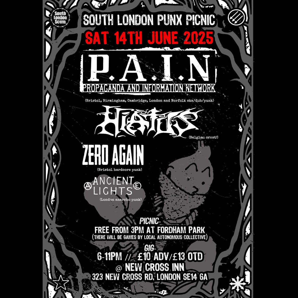 SOUTH LONDON PUNX PICNIC 2025!